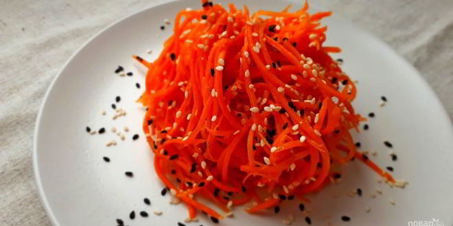 Рецепт моркови по-корейски за 5 минут