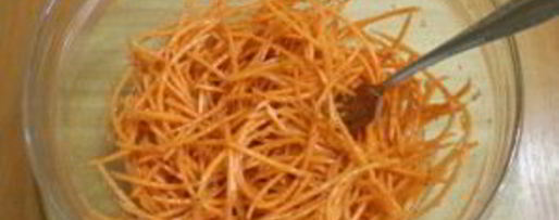 Шаг 4: морковки по-корейски острая