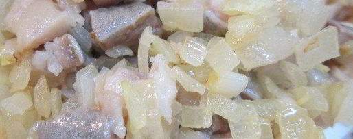 Шаг 2: мороженого-закуски с сельдью и маринованным луком