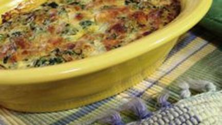 Рецепт Брокколи в сырном омлете