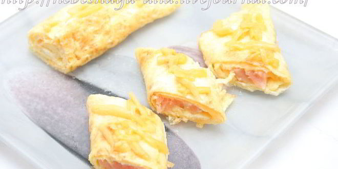 Рецепт французского омлета с семгой