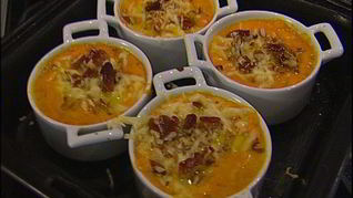 Рецепт Фриттаты из тыквы с беконом и орехами пекан