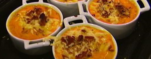 Шаг 8: фриттаты из тыквы с беконом и орехами пекан