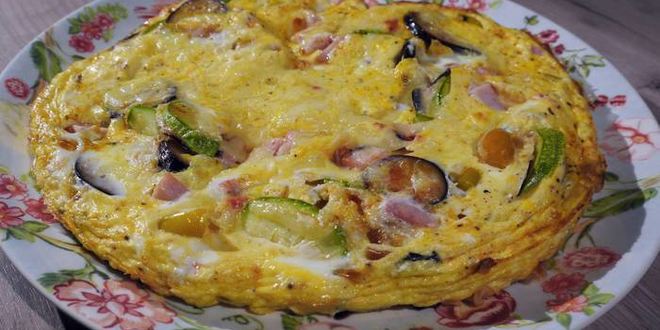 Рецепт фриттаты с овощами и сыром