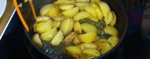 Шаг 3: испанского омлета с картофелем, семгой и укропом