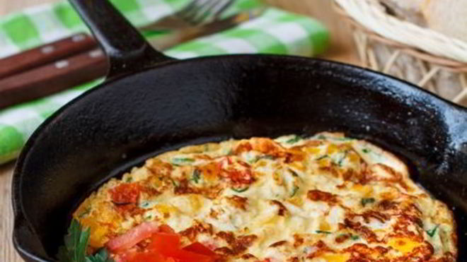 Рецепт Омлета на молоке с овощами