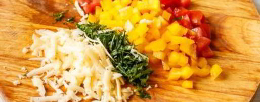 Шаг 2: омлета на молоке с овощами