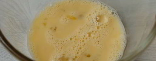 Шаг 4: омлета на молоке с овощами