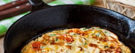 Шаг 9: омлета на молоке с овощами