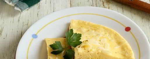 Шаг 7: омлета на сметане на сковороде