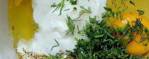 Шаг 1: омлета на сметане с шампиньонами и кабачками