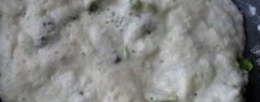 Шаг 2: омлета с брокколи на сковороде