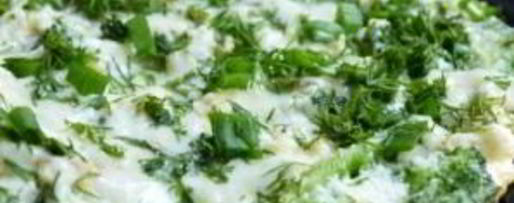 Шаг 3: омлета с брокколи на сковороде