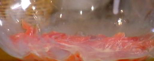 Шаг 1: омлета с форелью и укропом