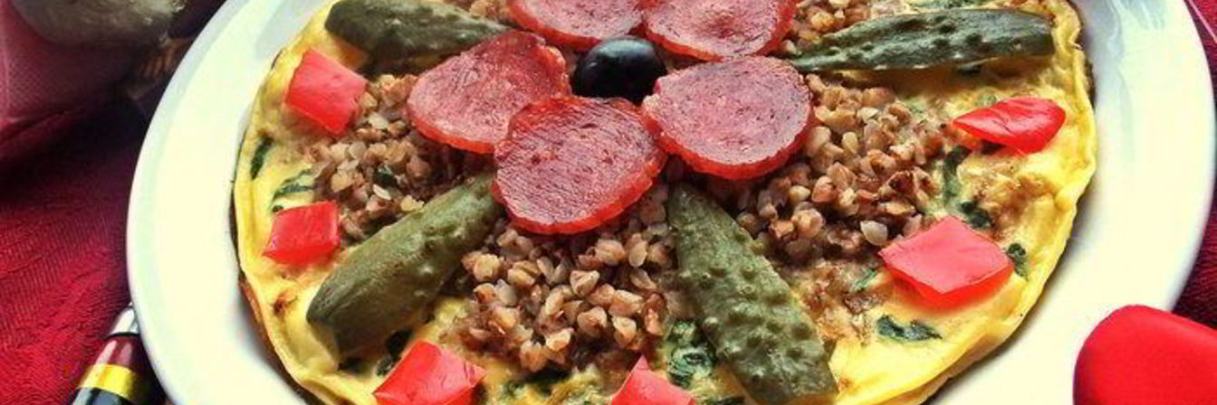 Рецепт Омлета с гречневым цветком