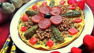 Рецепт Омлета с гречневым цветком