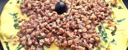 Шаг 7: омлета с гречневым цветком