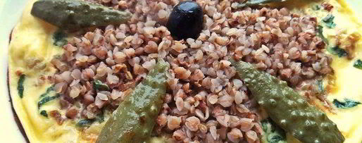 Шаг 8: омлета с гречневым цветком