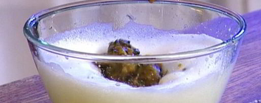 Шаг 11: омлета с грибами, руколой и голубым сыром