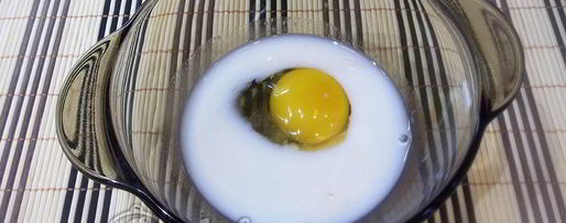 Шаг 2: омлета с грушей