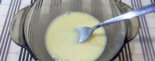 Шаг 3: омлета с грушей