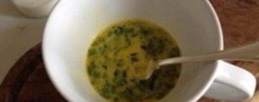 Шаг 1: омлета с курицей