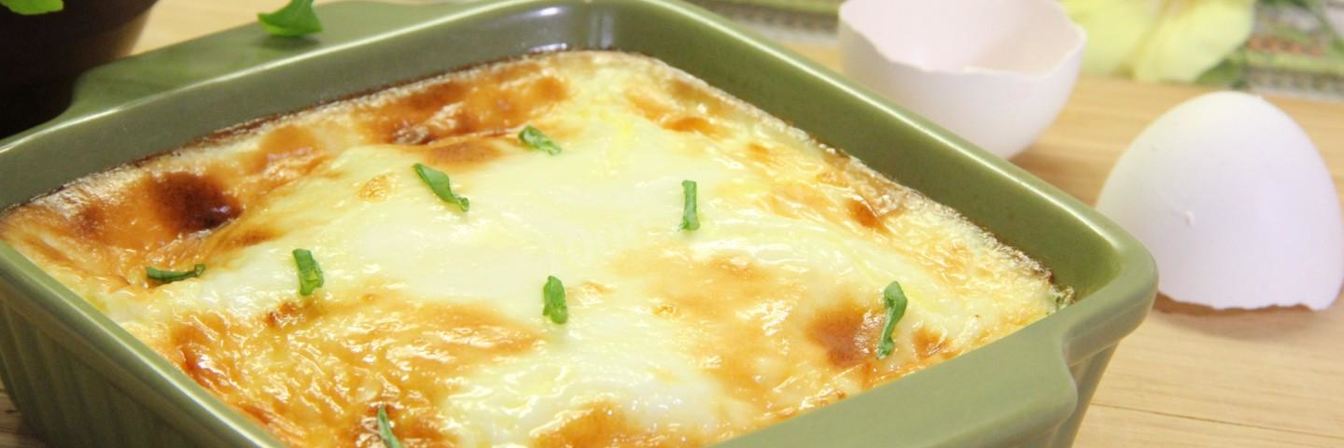 Рецепт Омлета с молоком в духовке пышный