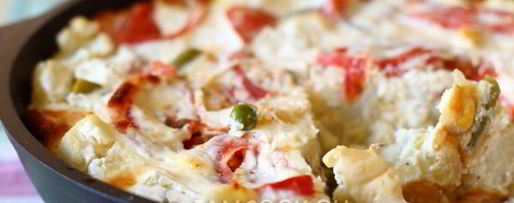 Шаг 13: омлета с овощами в духовке