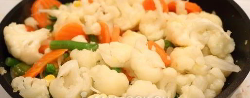 Шаг 7: омлета с овощами в духовке