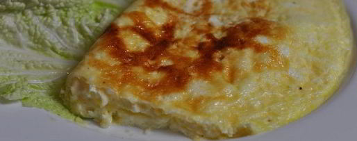 Шаг 3: омлета с сыром