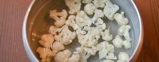 Шаг 2: омлета с цветной капустой и кукурузой