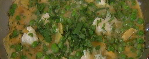 Шаг 10: омлета с зеленым горошком, картофелем и сыром