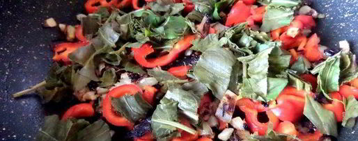 Шаг 5: омлета со щавелем