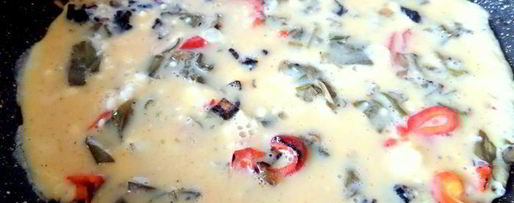 Шаг 9: омлета со щавелем