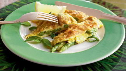 Рецепт Омлета со спаржей