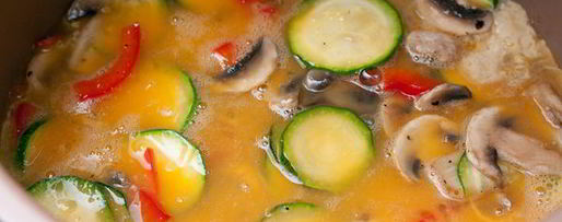 Шаг 4: омлета в мультиварке