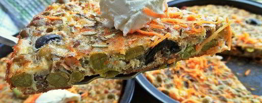 Шаг 13: омлетов с гречкой и маслинами