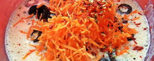 Шаг 4: омлетов с гречкой и маслинами