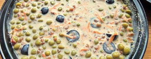 Шаг 9: омлетов с гречкой и маслинами