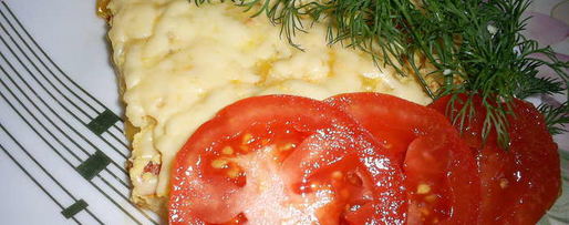 Шаг 3: сытного омлета с овощами и курицей