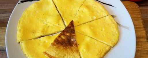 Шаг 2: тэбе-омлета и омлет тонкий