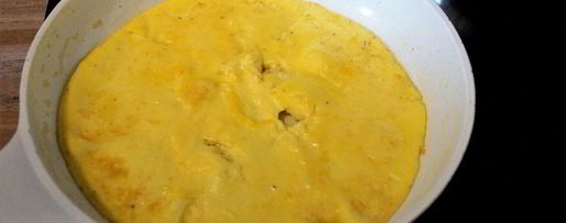 Шаг 3: тэбе-омлета и омлет тонкий