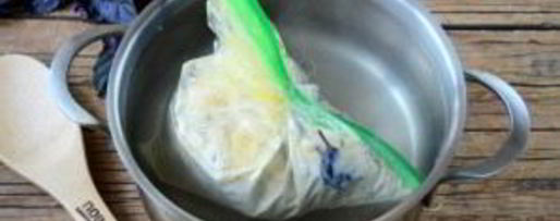 Шаг 6: воздушного омлета в пакете