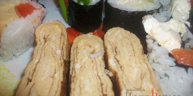 Рецепт японского омлета тамаго