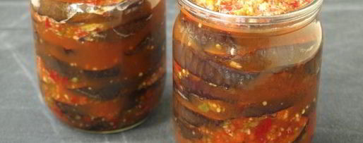 Шаг 7: острой закуски из баклажанов на зиму