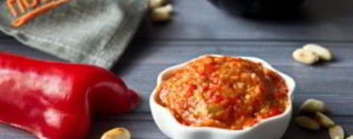 Шаг 3: баклажанно-перечного паштет с орехами