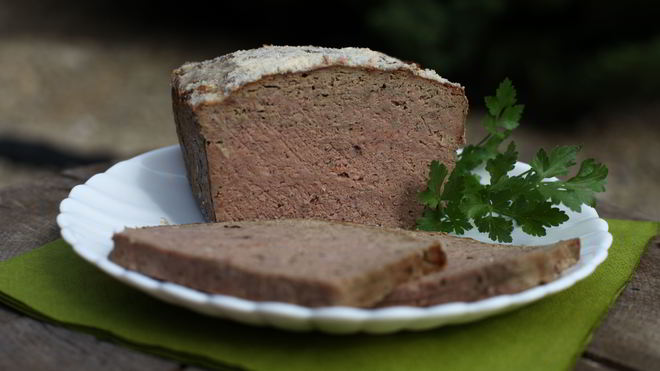 Рецепт Домашнего мясного паштета с печенью