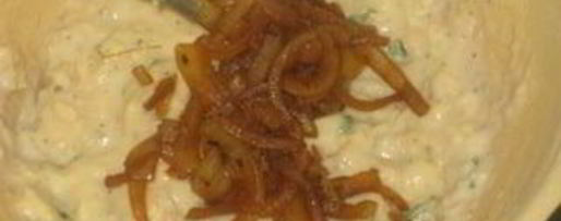 Шаг 8: фасолевого паштета с карамелизированным луком и имбирем