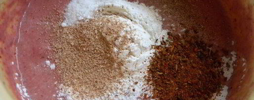 Шаг 4: куриного паштета со сладким перцем и орехами