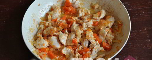 Шаг 3: куриного паштета